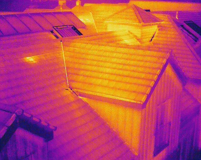 Thermal Imaging Roof Survey Image Ashton-under-Lyne